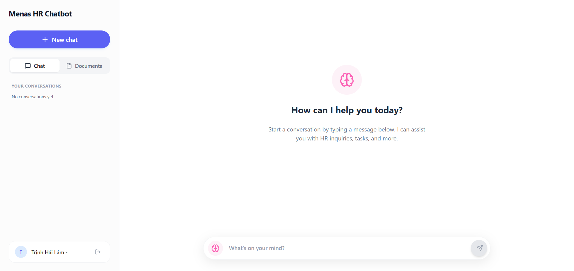 HR Chatbot Preview